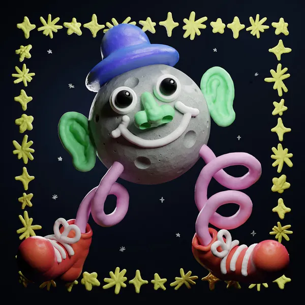 album cover art of Carpe Diem, Moonman by Psychedelic Porn Crumpets