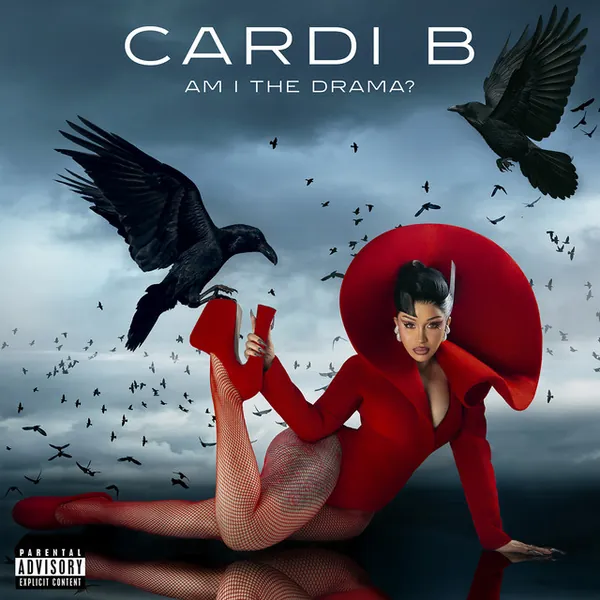 album cover art of AM I THE DRAMA? by Cardi B