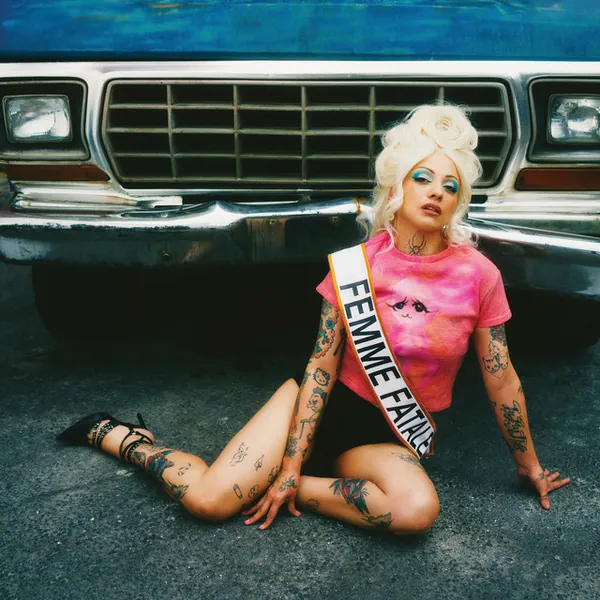 album cover art of FEMME FATALE by Mon Laferte